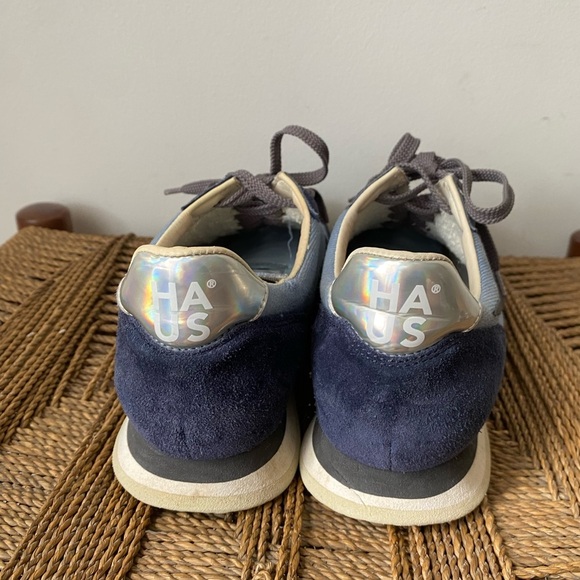 HAUS Golden Goose Shoes Women’s 7 Suede Blue and Black Star Sneakers - Picture 4 of 8